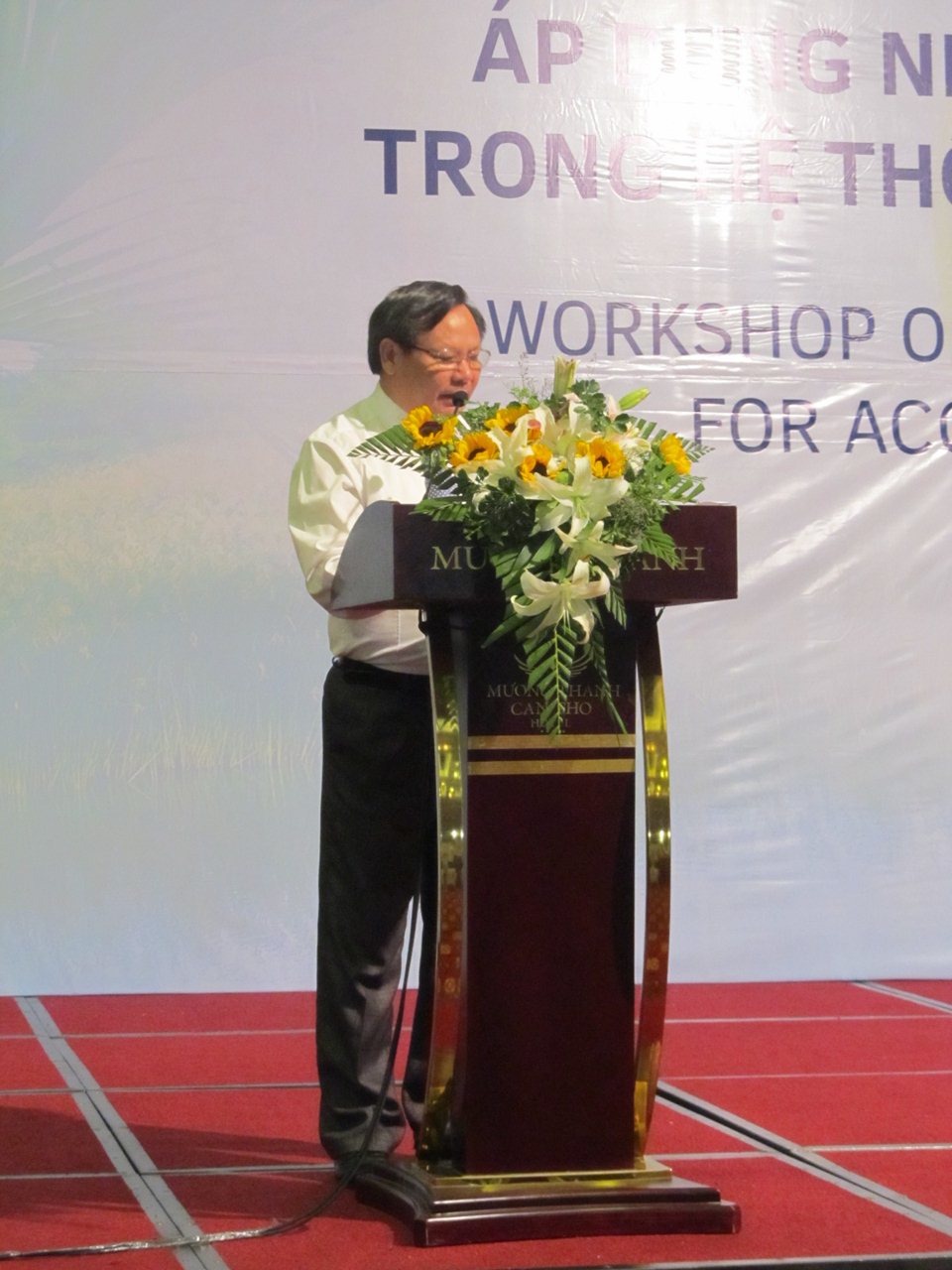 Tổng cục trưởng TCDL Nguyễn Văn Tuấn phát biểu tại hội thảo
